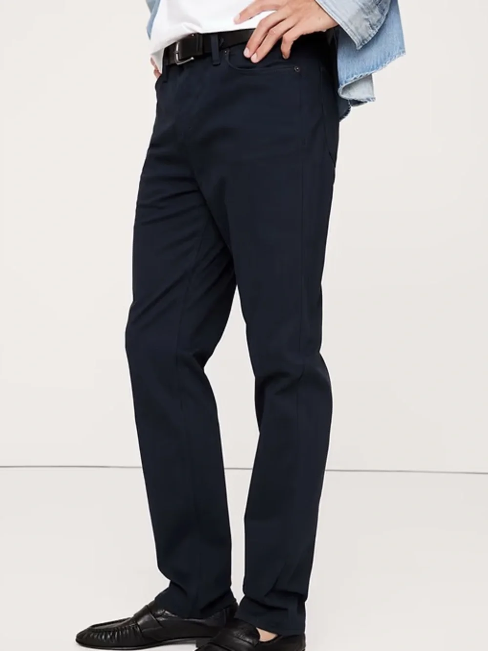Banana Republic Traveler Slim Fit Pants - Navy Blue (Size 30x30)